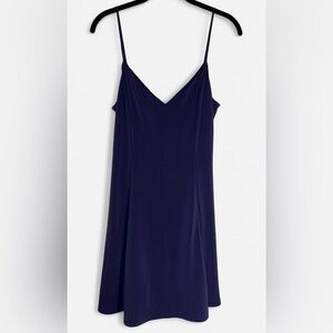 Silence + Noise Purple Blue Dress
